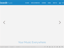 Tablet Screenshot of branditmusic.com